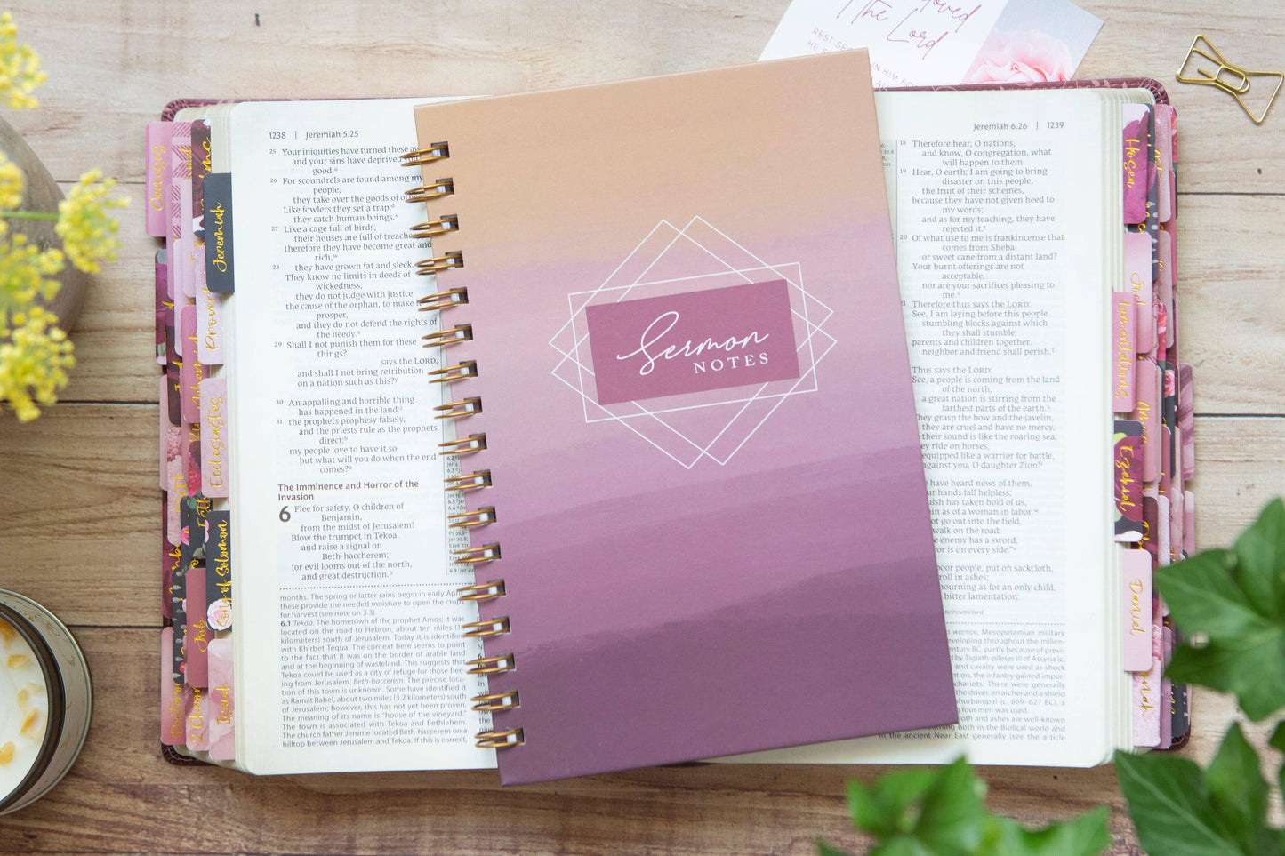 Sermon Notebook for Women | Sermon Notes Journal
