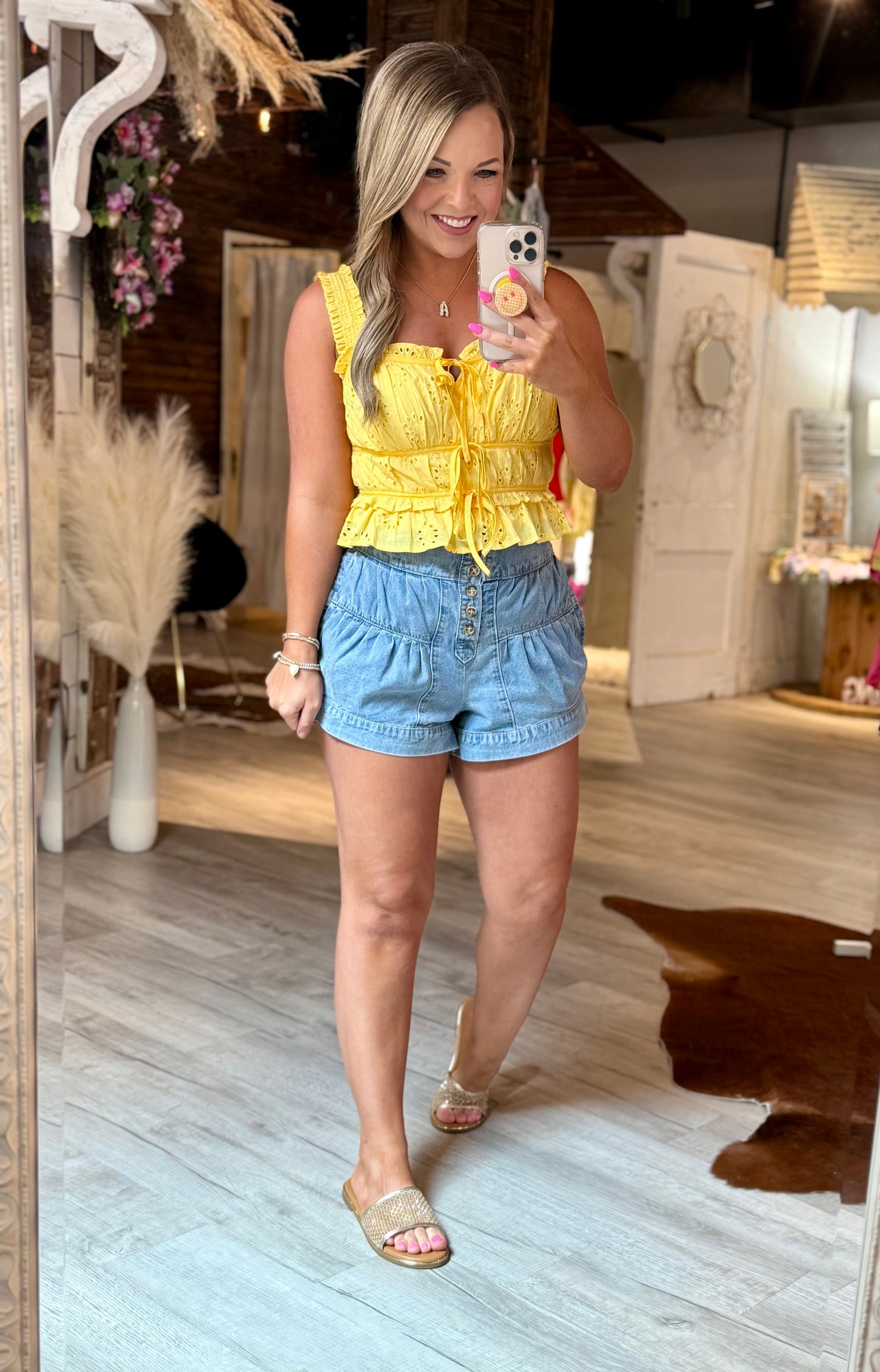 Yellow Dressy Tank