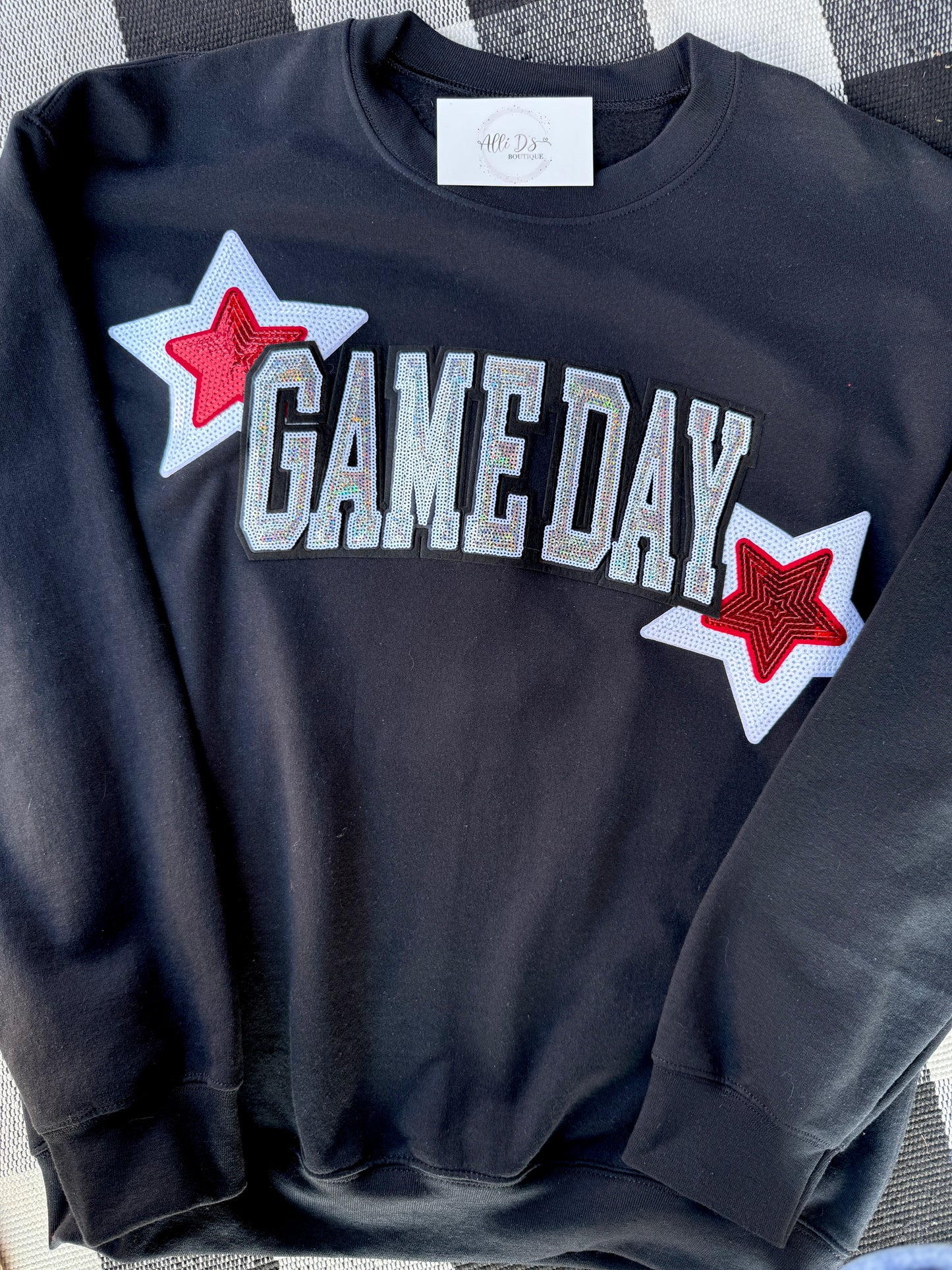 Black GameDay Large Sweatshirt