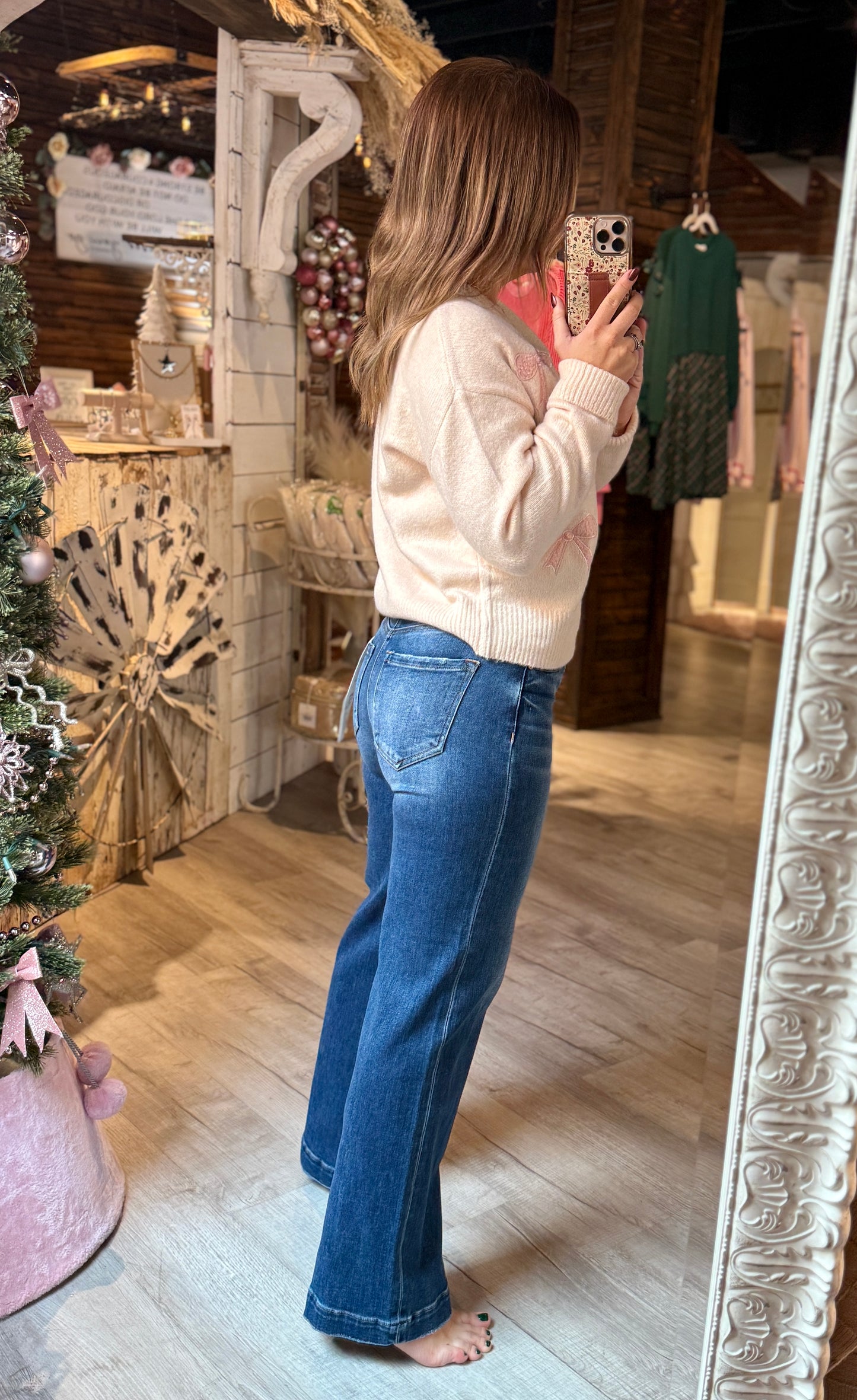 Risen Dark Seam Detail Denim