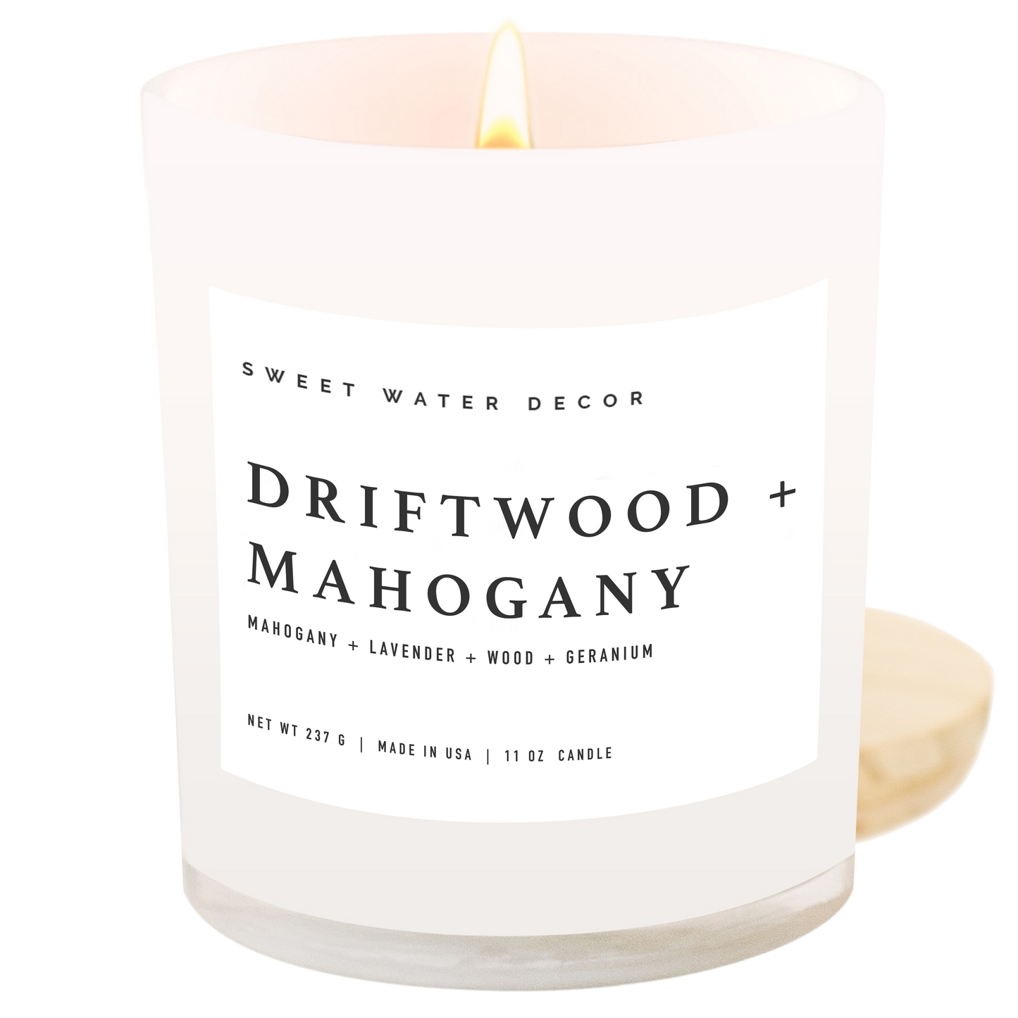 Driftwood and Mahogany 11 oz Soy Candle
