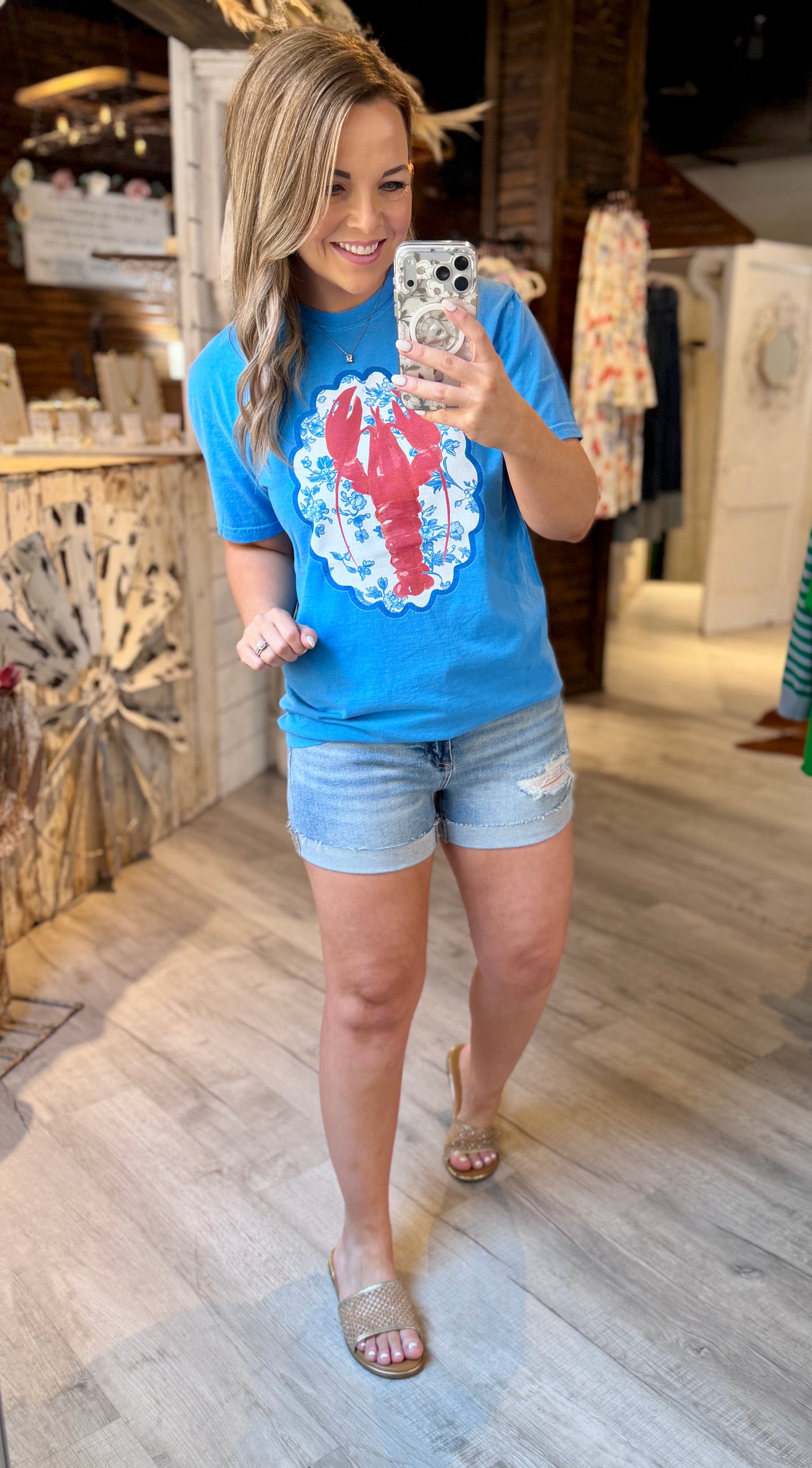 Crawfish Chinoiserie Tee