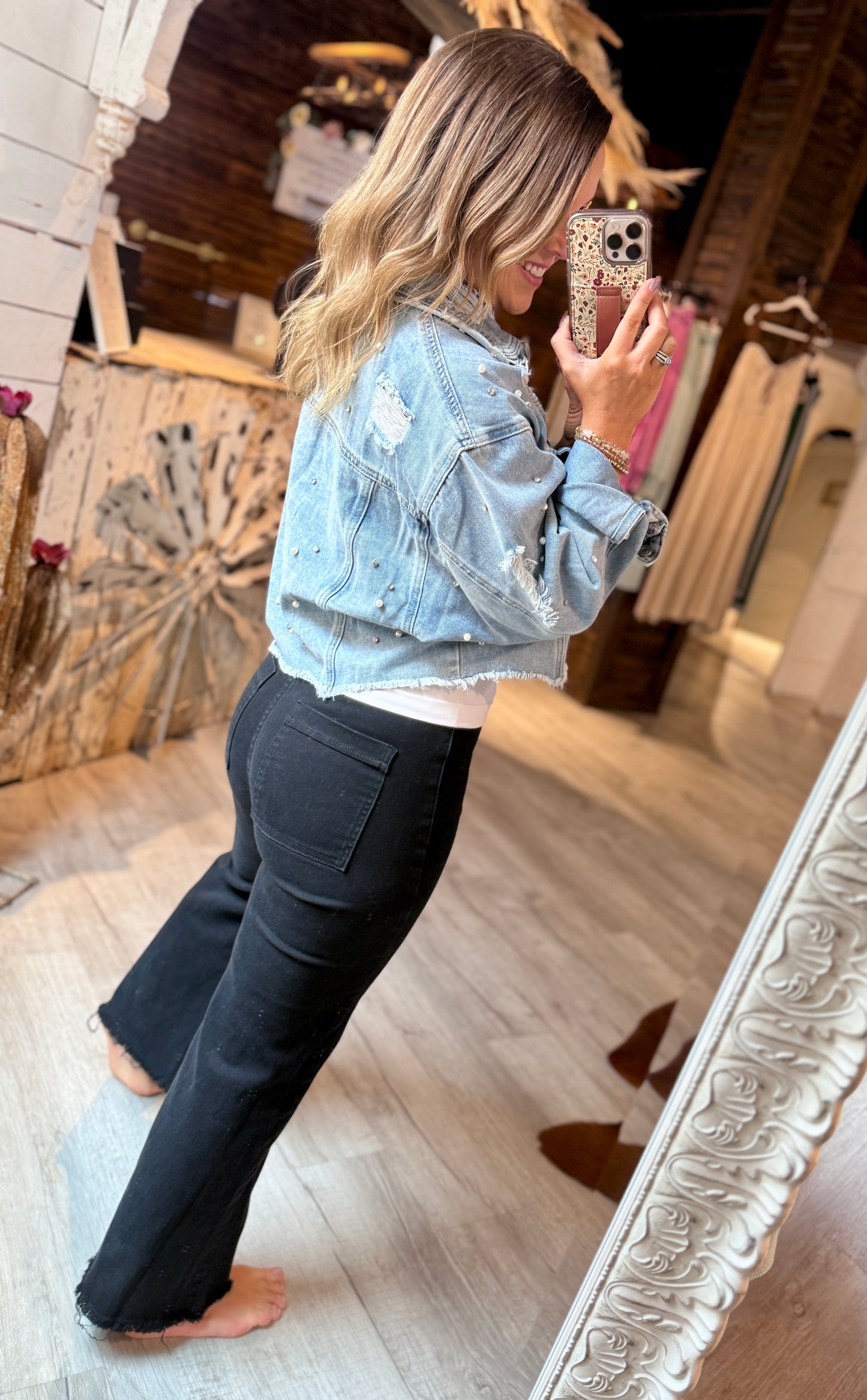 Glitzy Denim Jacket