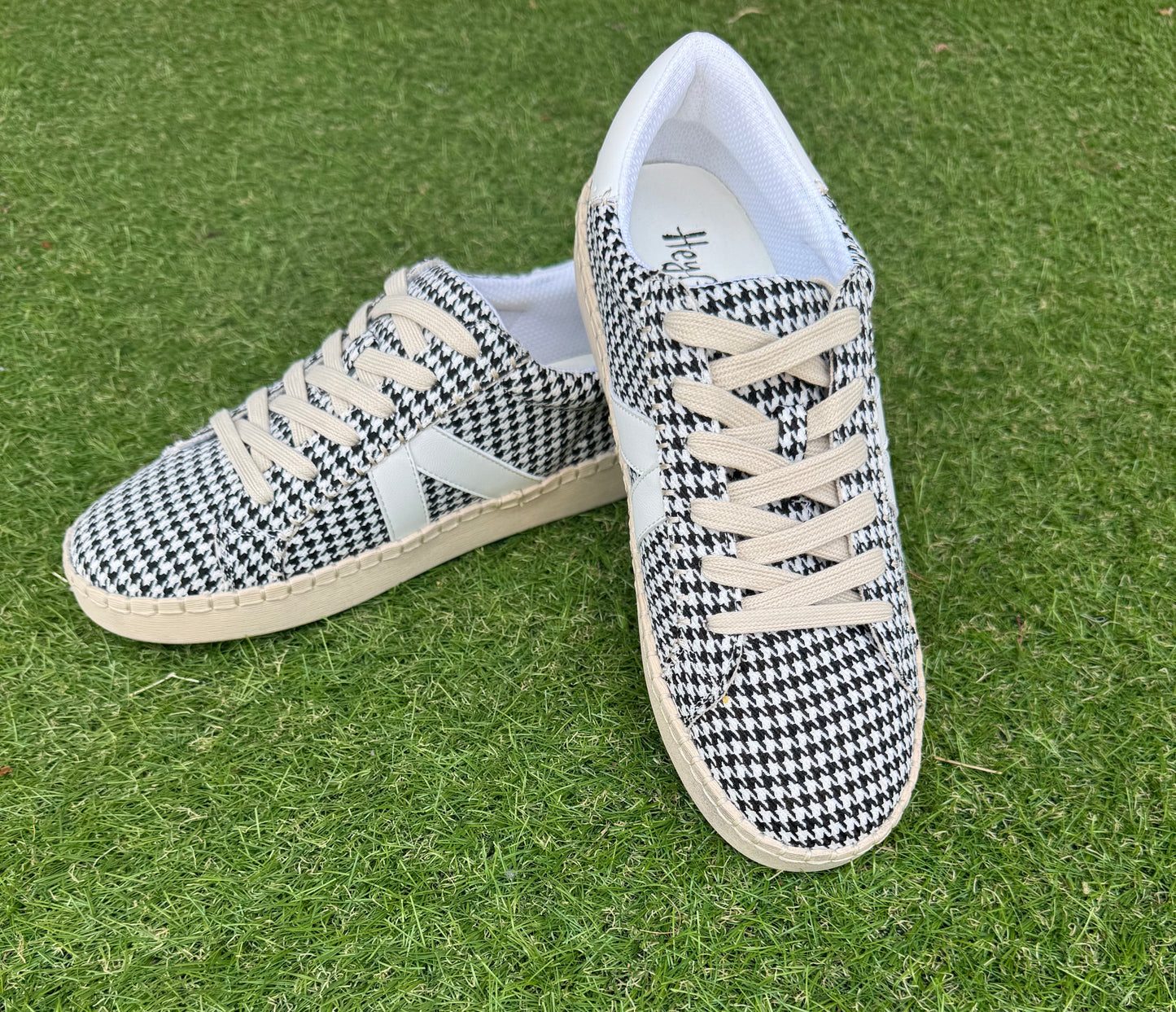 Friend Zone Black White Gingham