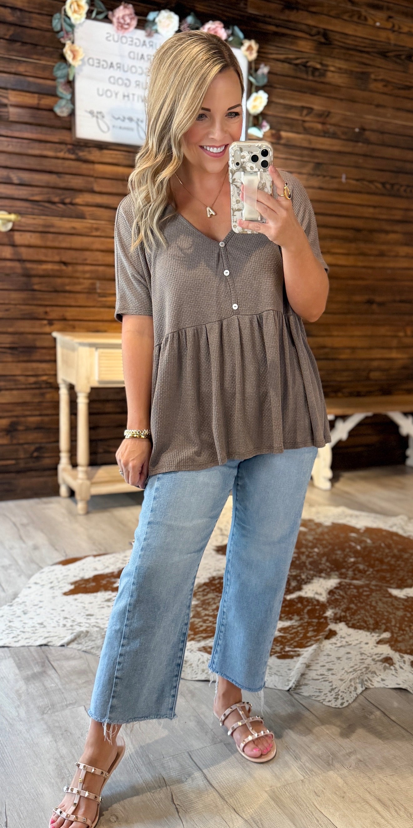 Mocha Flowy Thermal Top