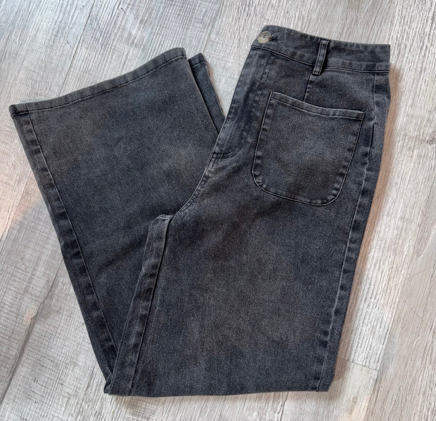 Black Pocket Denim