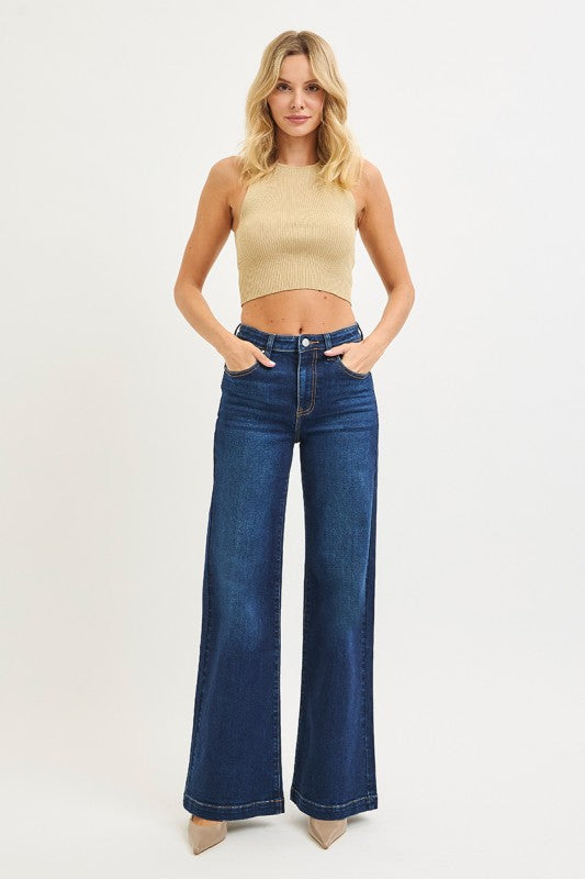 Risen High Rise Dark Denim