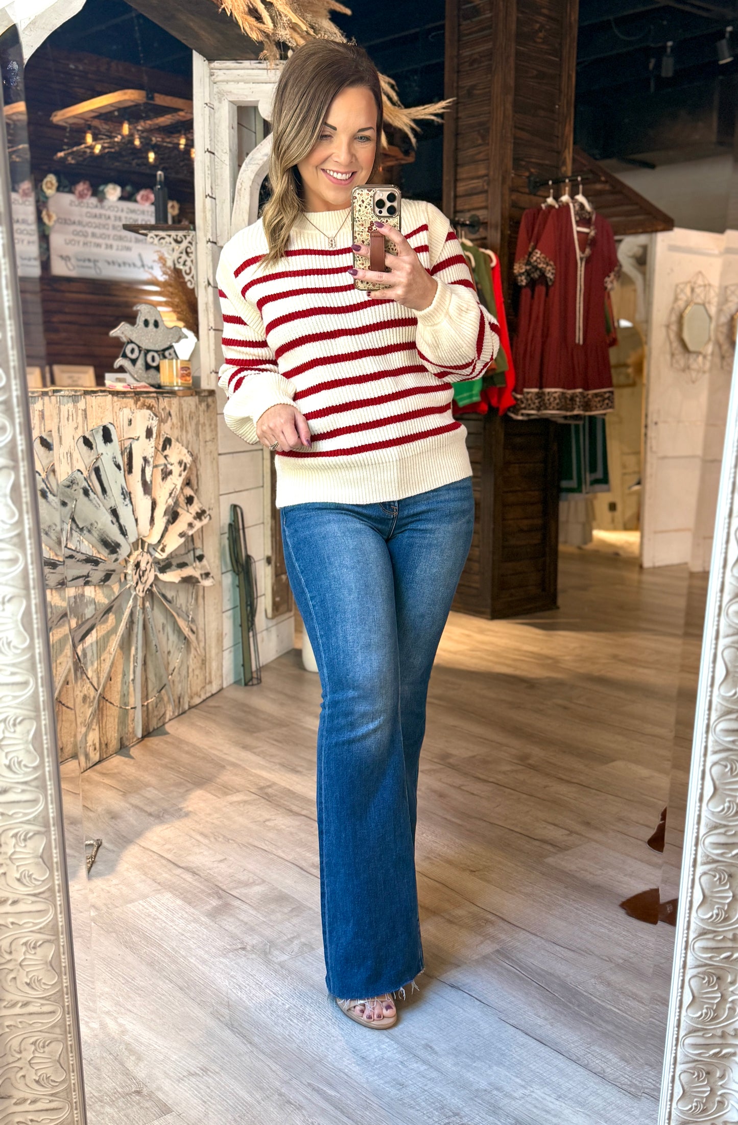 Knitted Striped Sweater