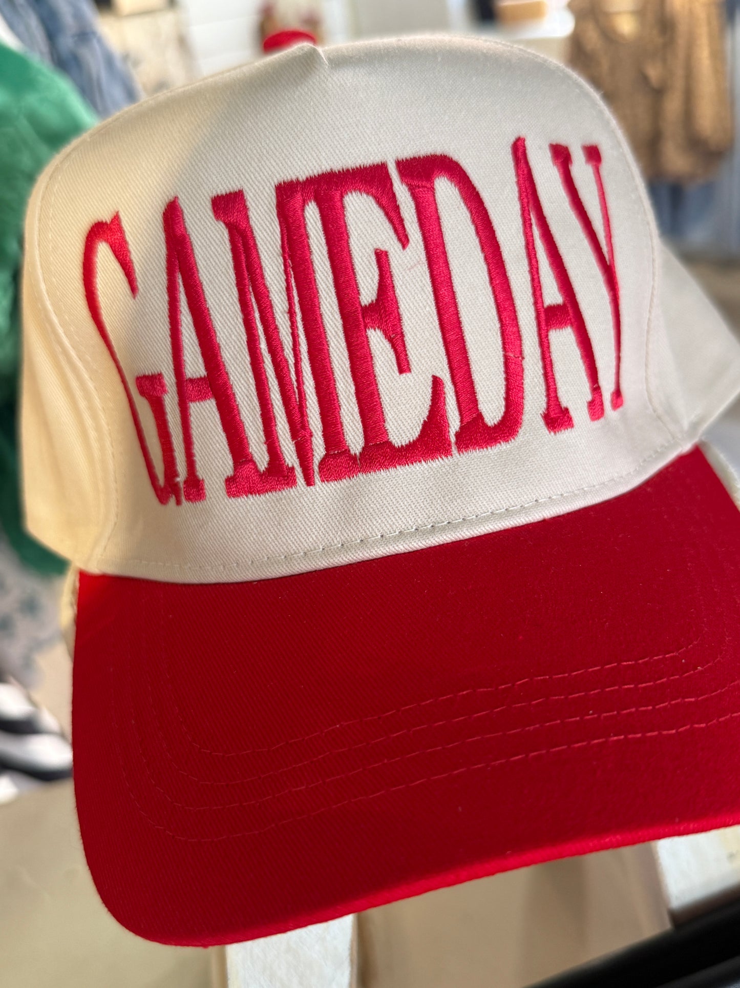 Game Day Embroidered Hat