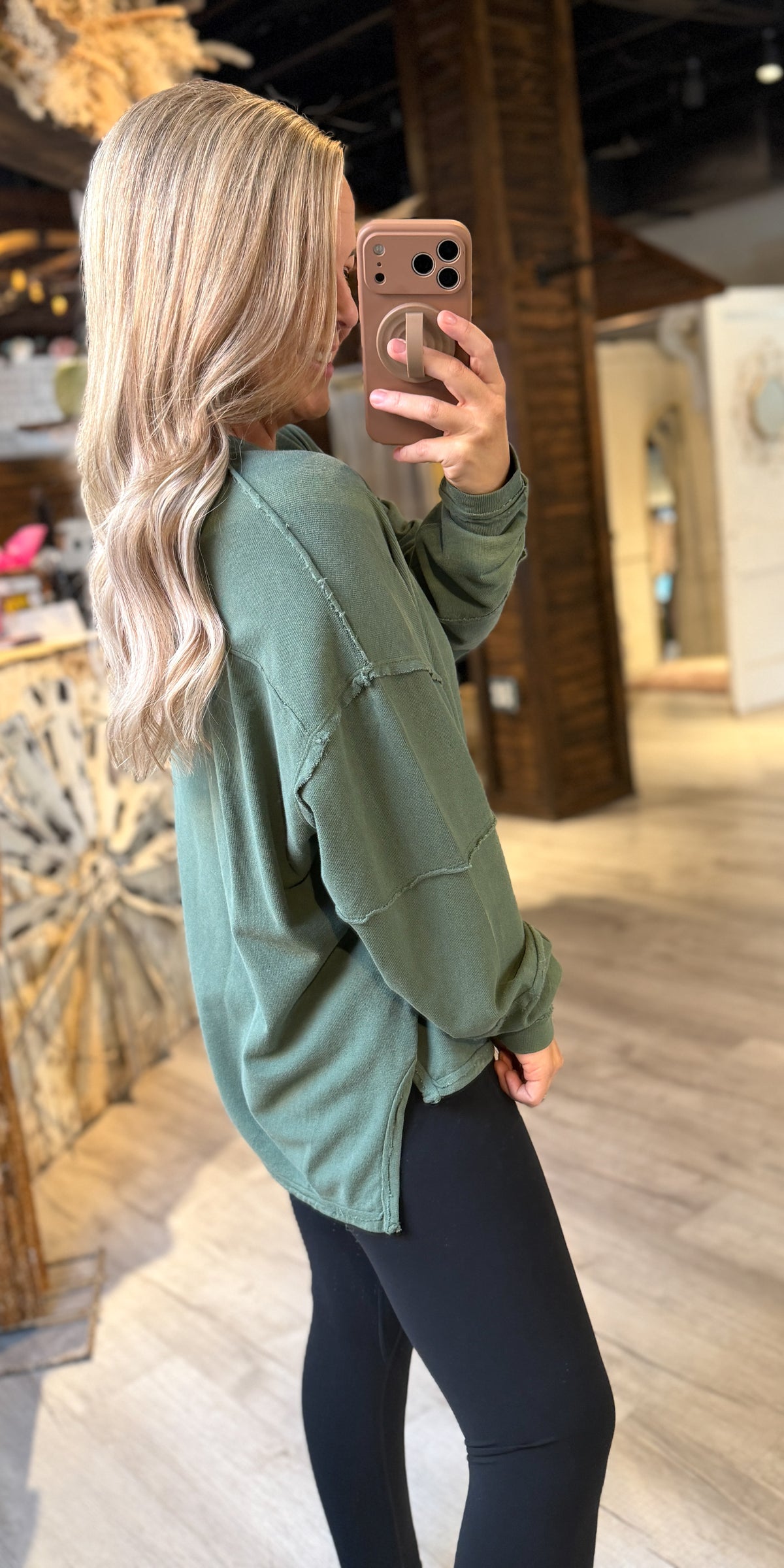 Sycamore Oversized Top