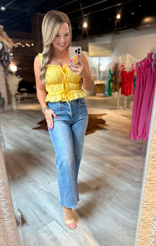 Yellow Dressy Tank