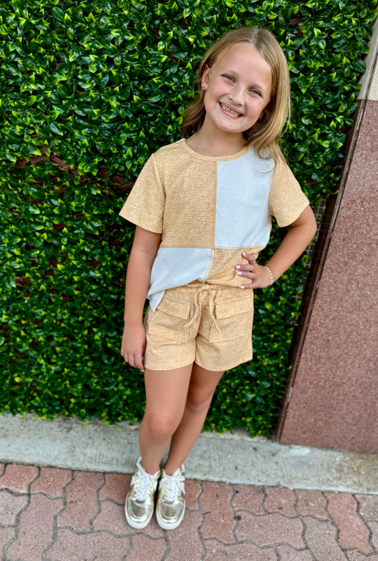 Girls Mustard Top