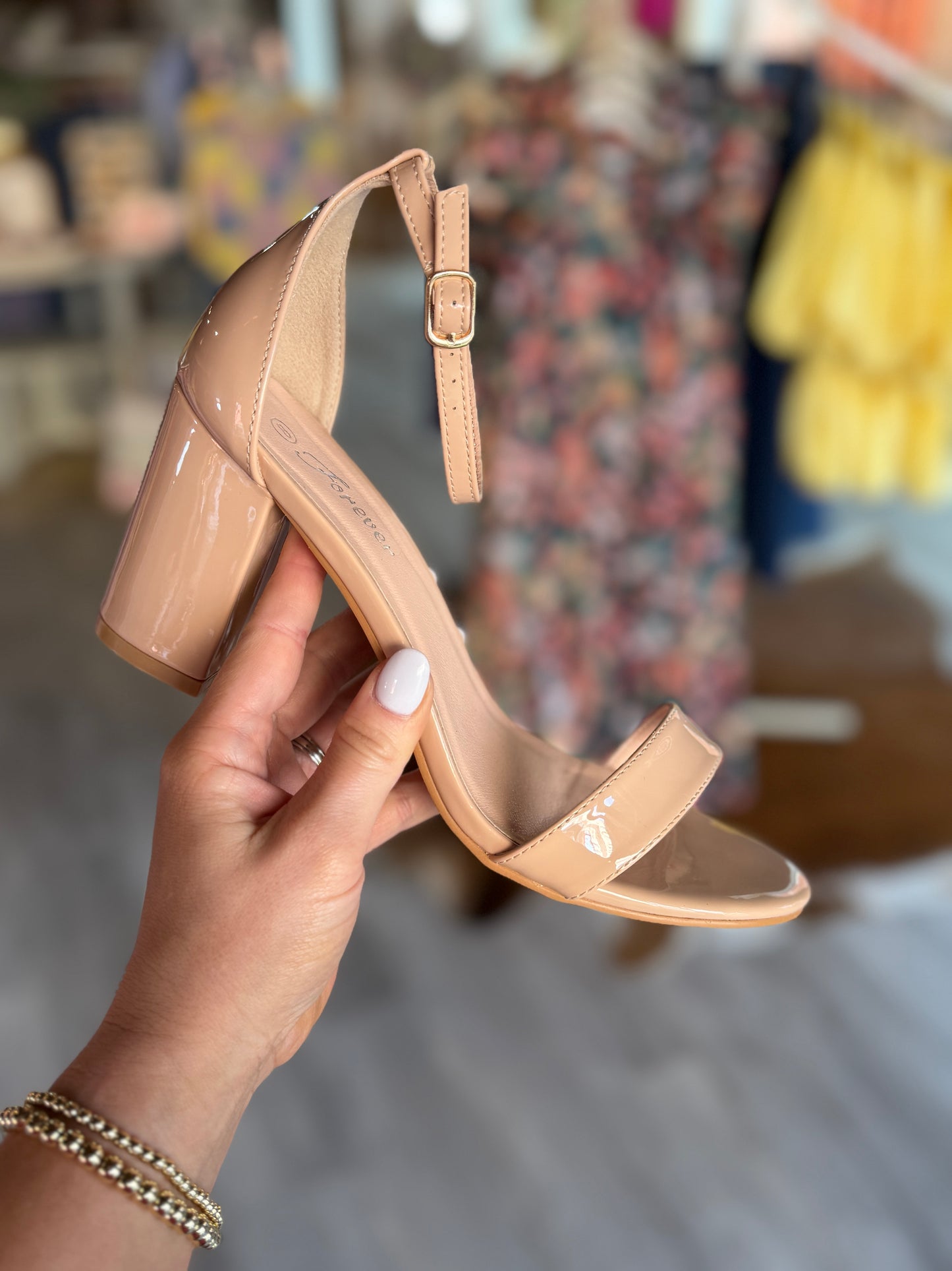 Taupe Ankle High Heel