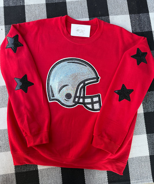 Adult Large Helmet Sweatshirt
