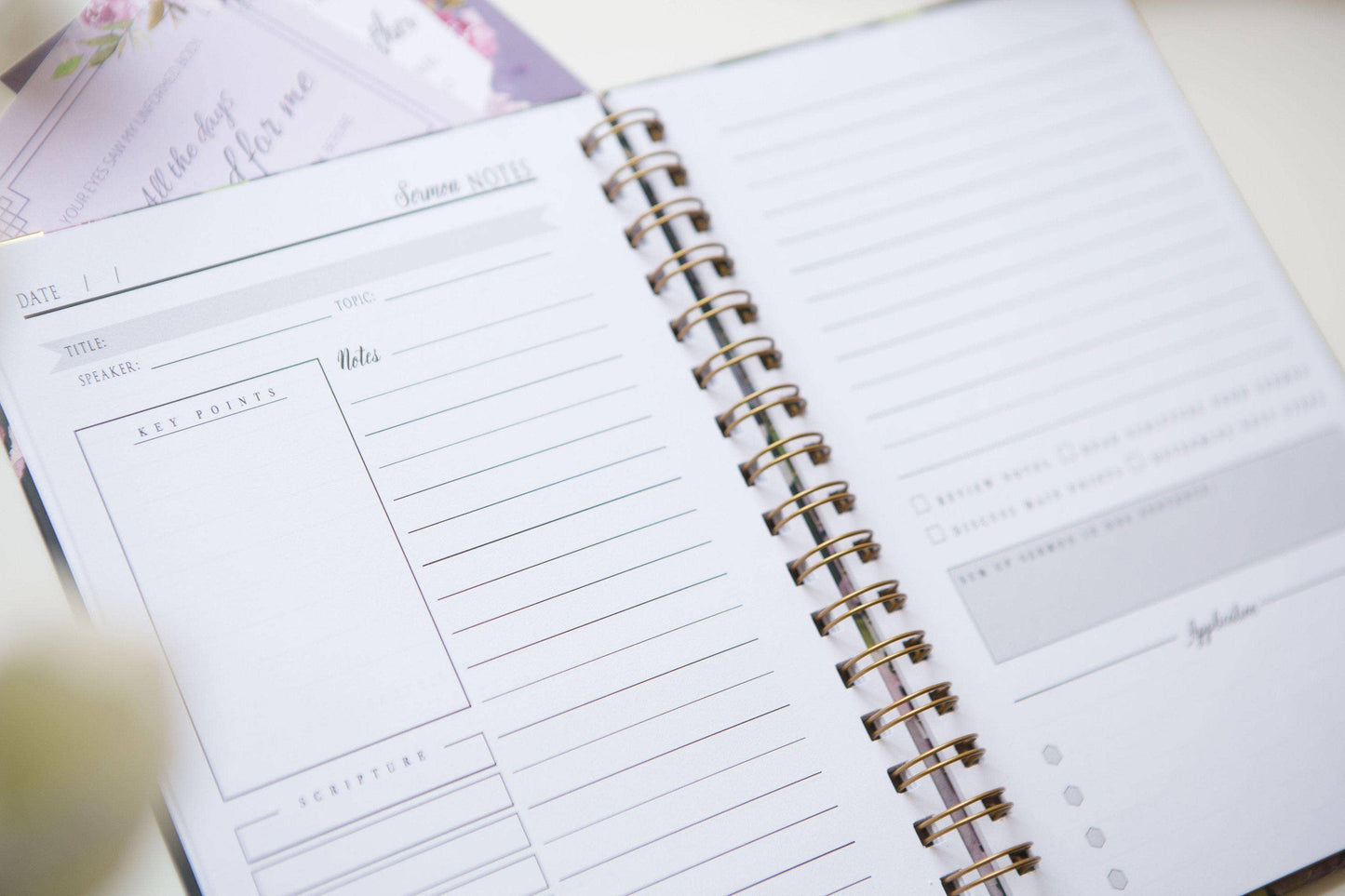 Sermon Notes Journal | Sermon Notebook