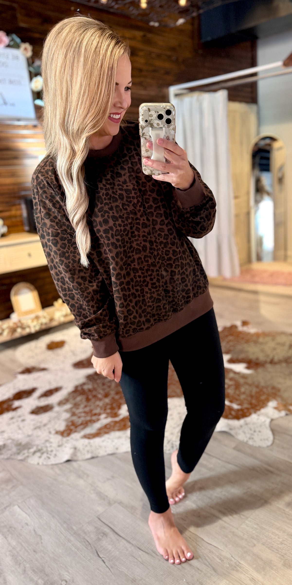 Dark Leopard Sweatshirt