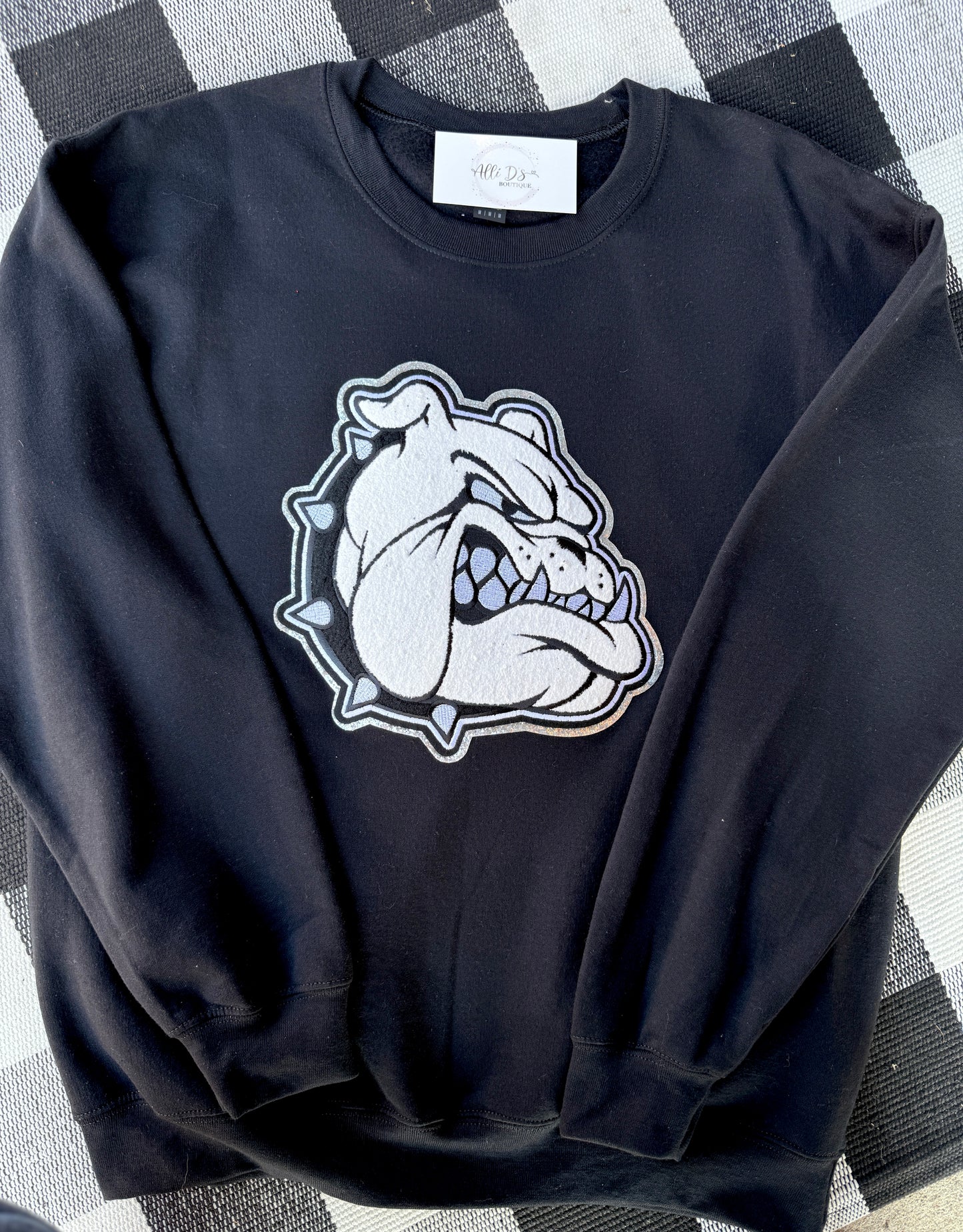 Black Bulldog Medium Sweatshirt