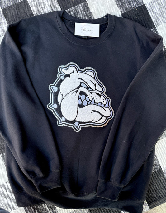Black Bulldog Medium Sweatshirt