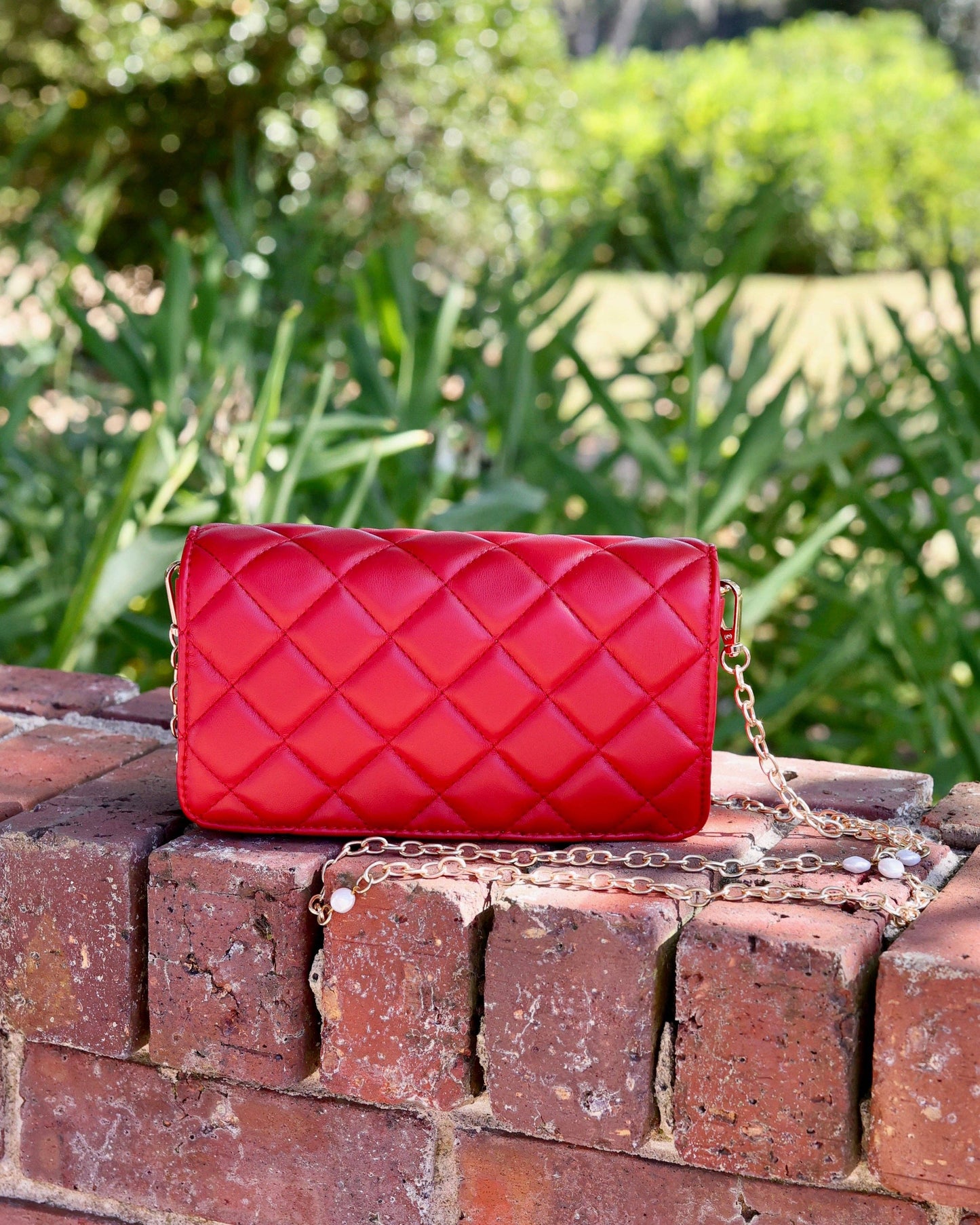 Brynleigh Clutch Crossbody Red SQ