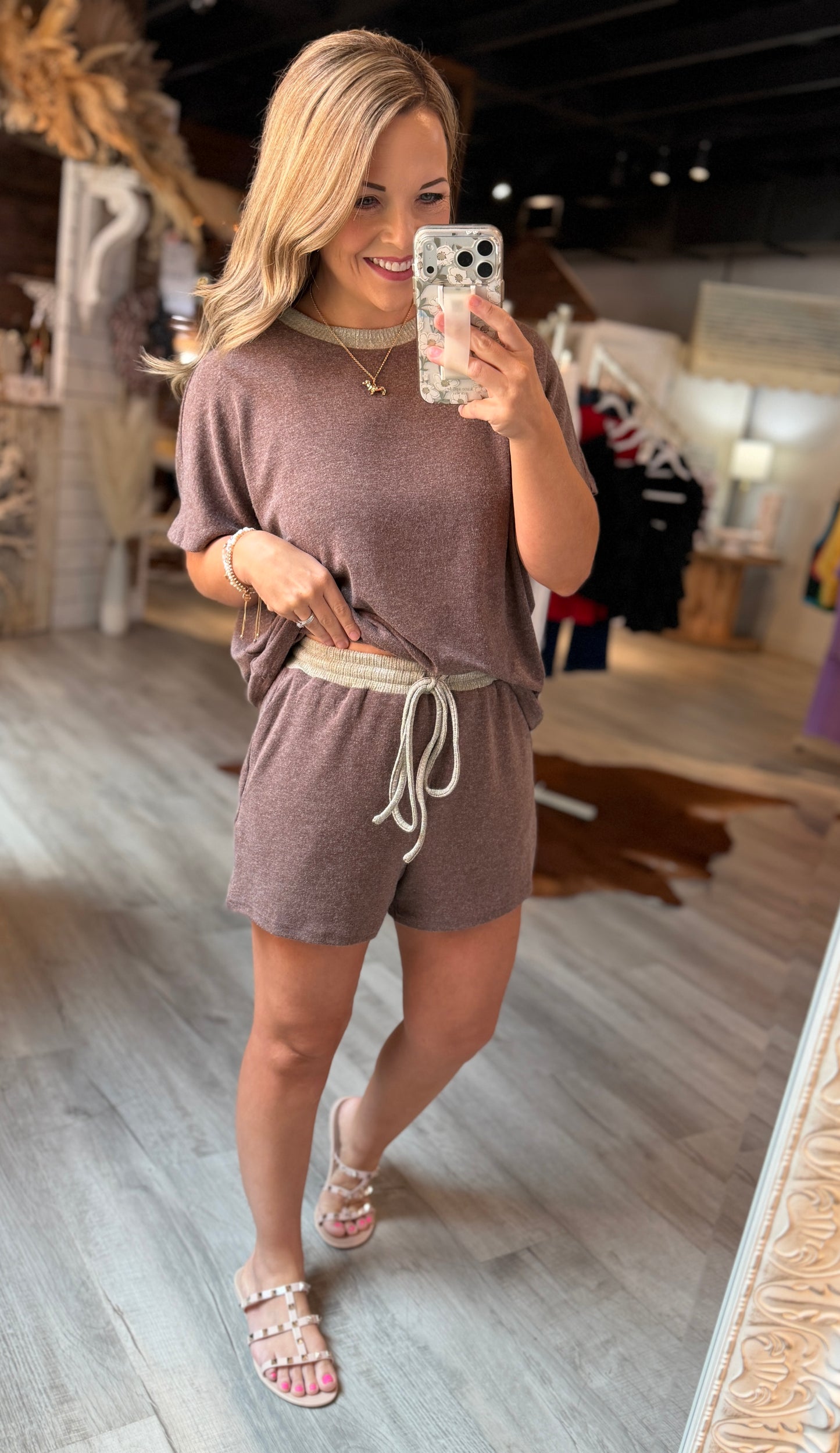 Chocolate/Sage Soft Set