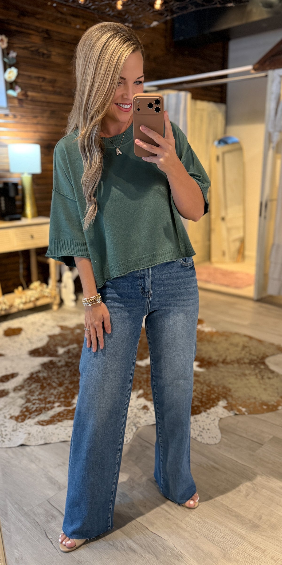 Risen Medium Wash Denim