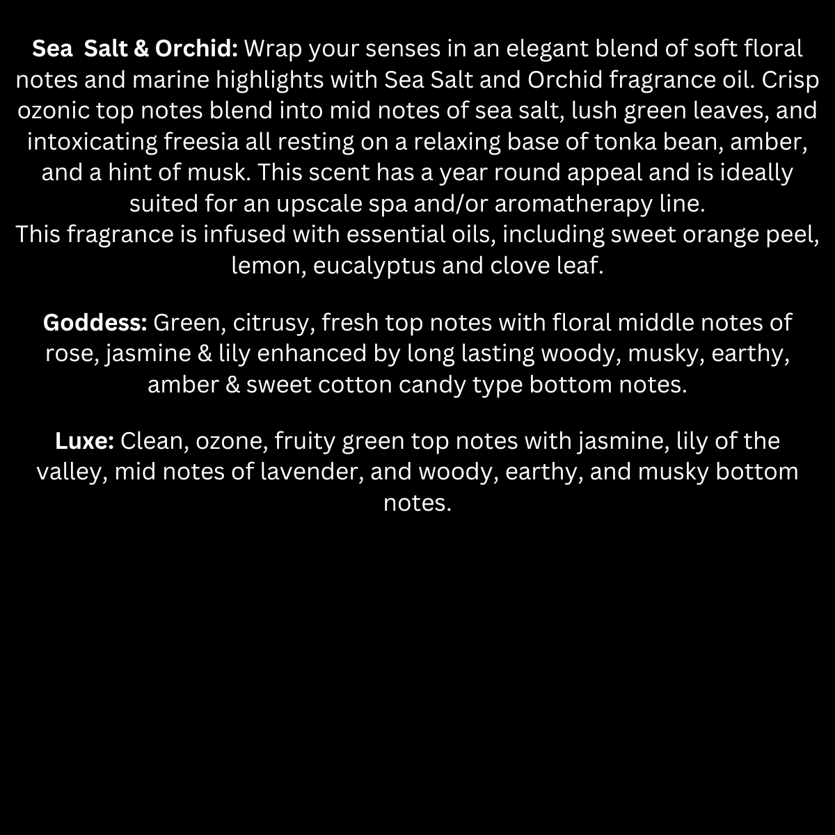 Scented Diffuser Oil