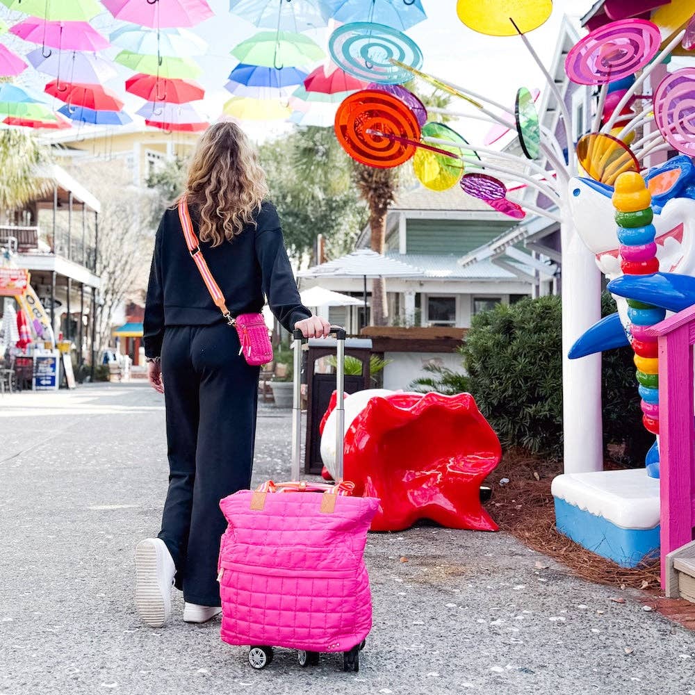 Tenley Quilted Tote Roller Bag Wholesale