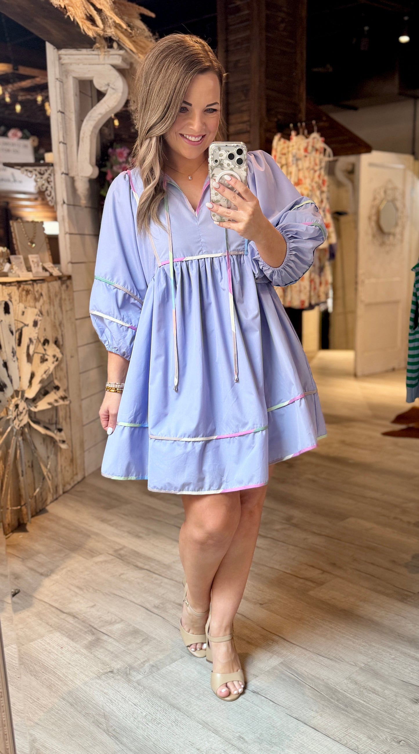 Chambray Pastel Dress