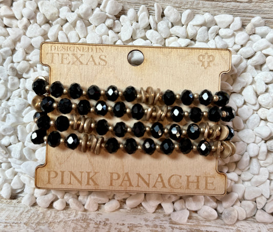 Pink Panache Black/Gold Stack