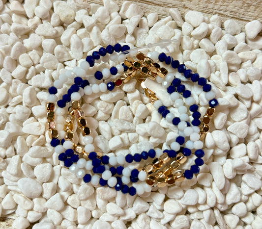 Blue/White Mini Stack