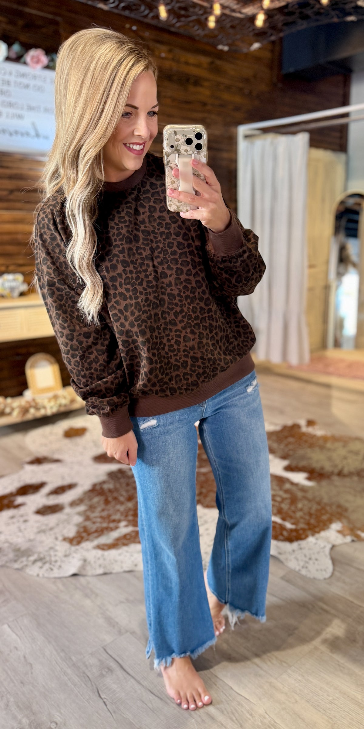 Dark Leopard Sweatshirt