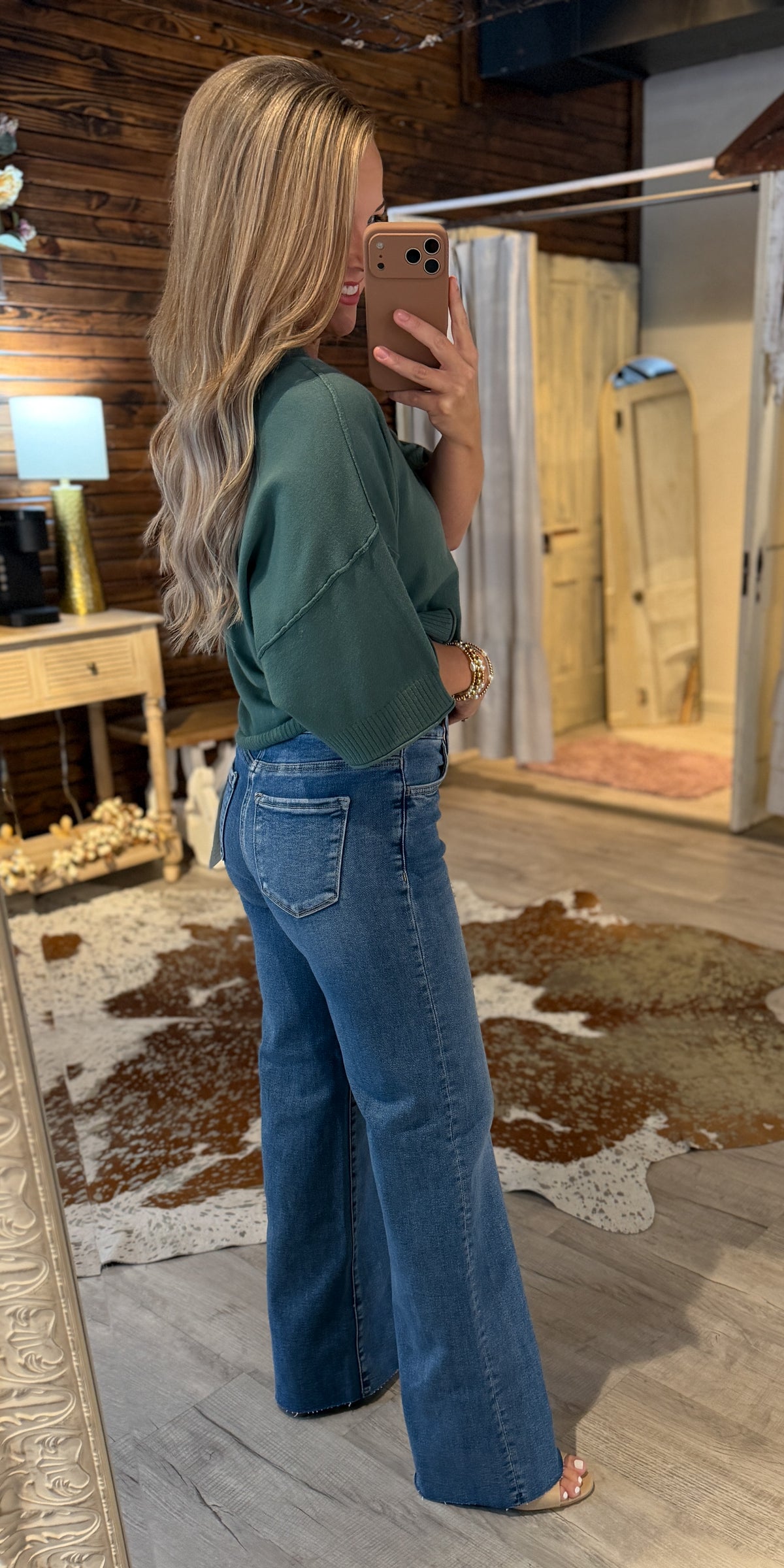 Risen Medium Wash Denim
