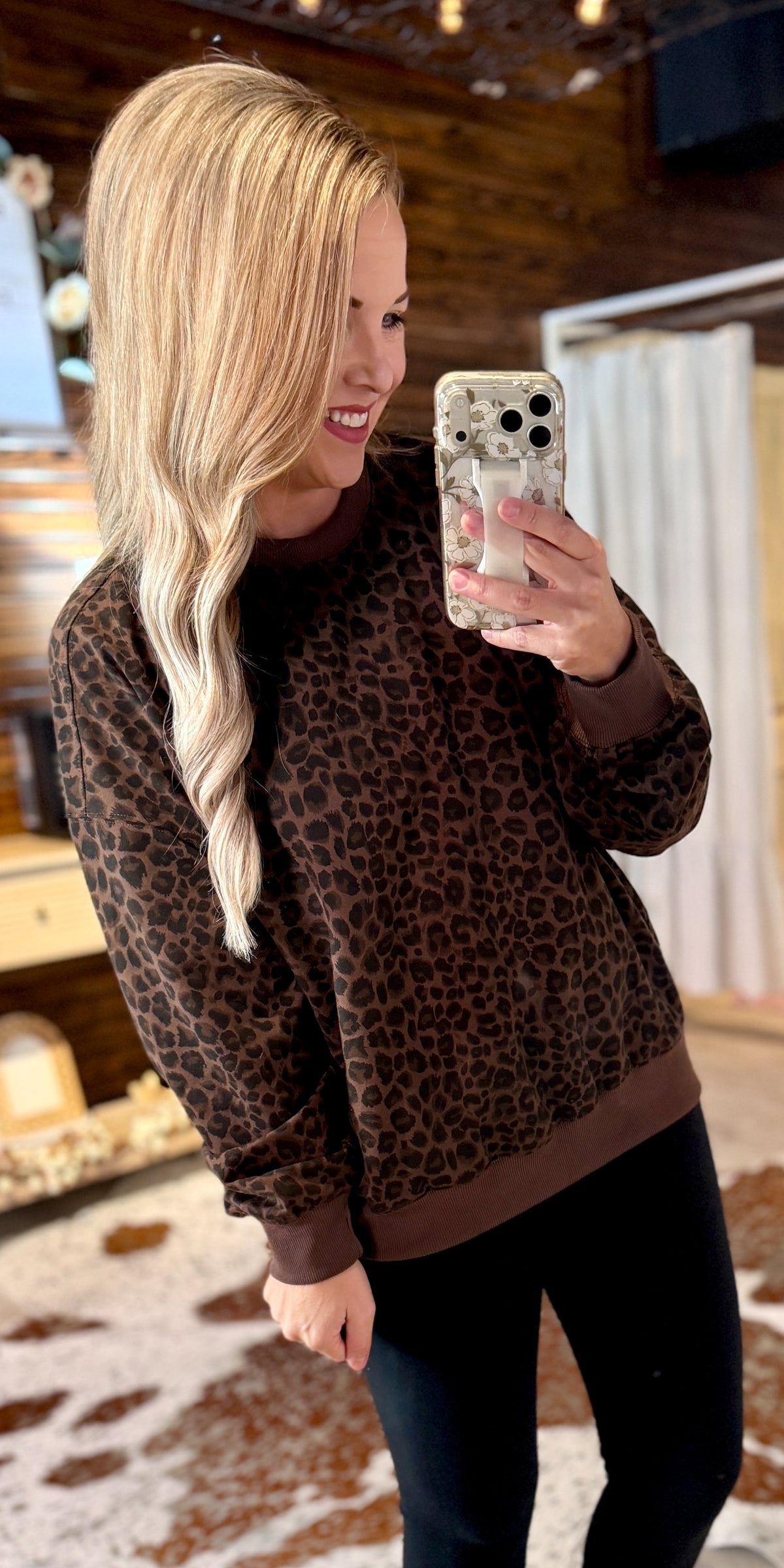 Dark Leopard Sweatshirt