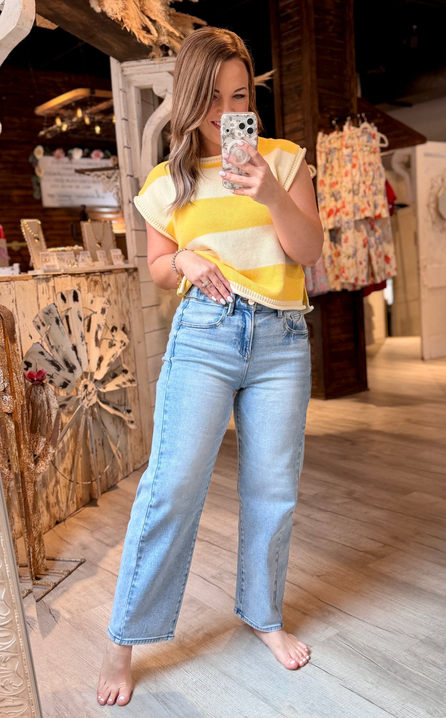 Risen Light Barrel Jeans
