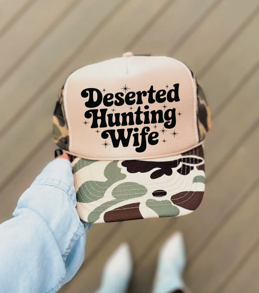 Deserted Hunting Wife Trucker Hat