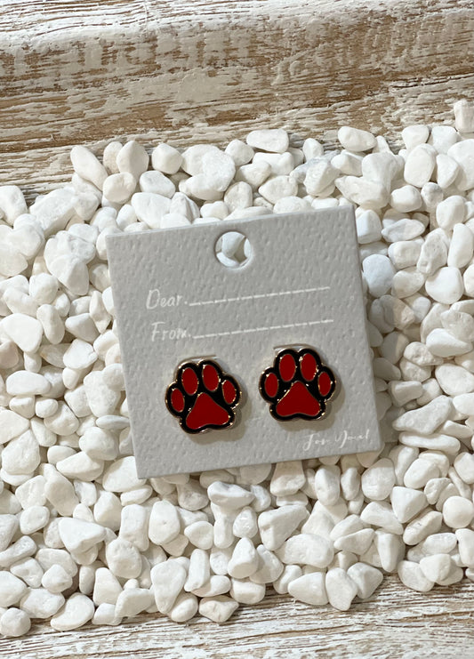 PawPrint Studs