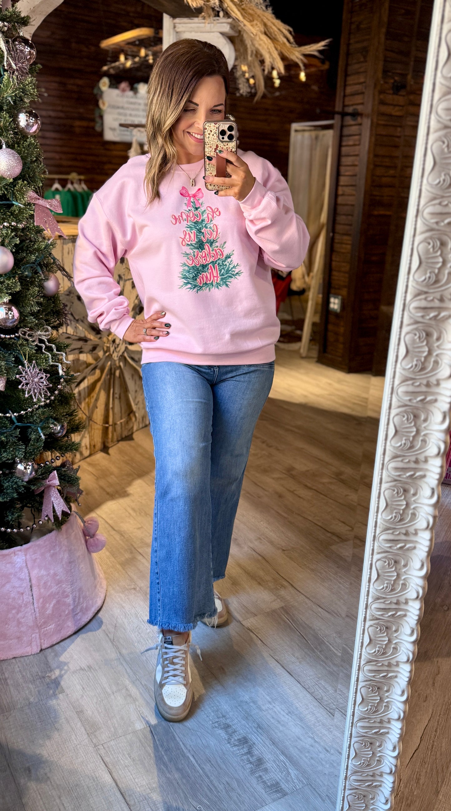 Oh Come Let Us Adore Him Sweatshirt