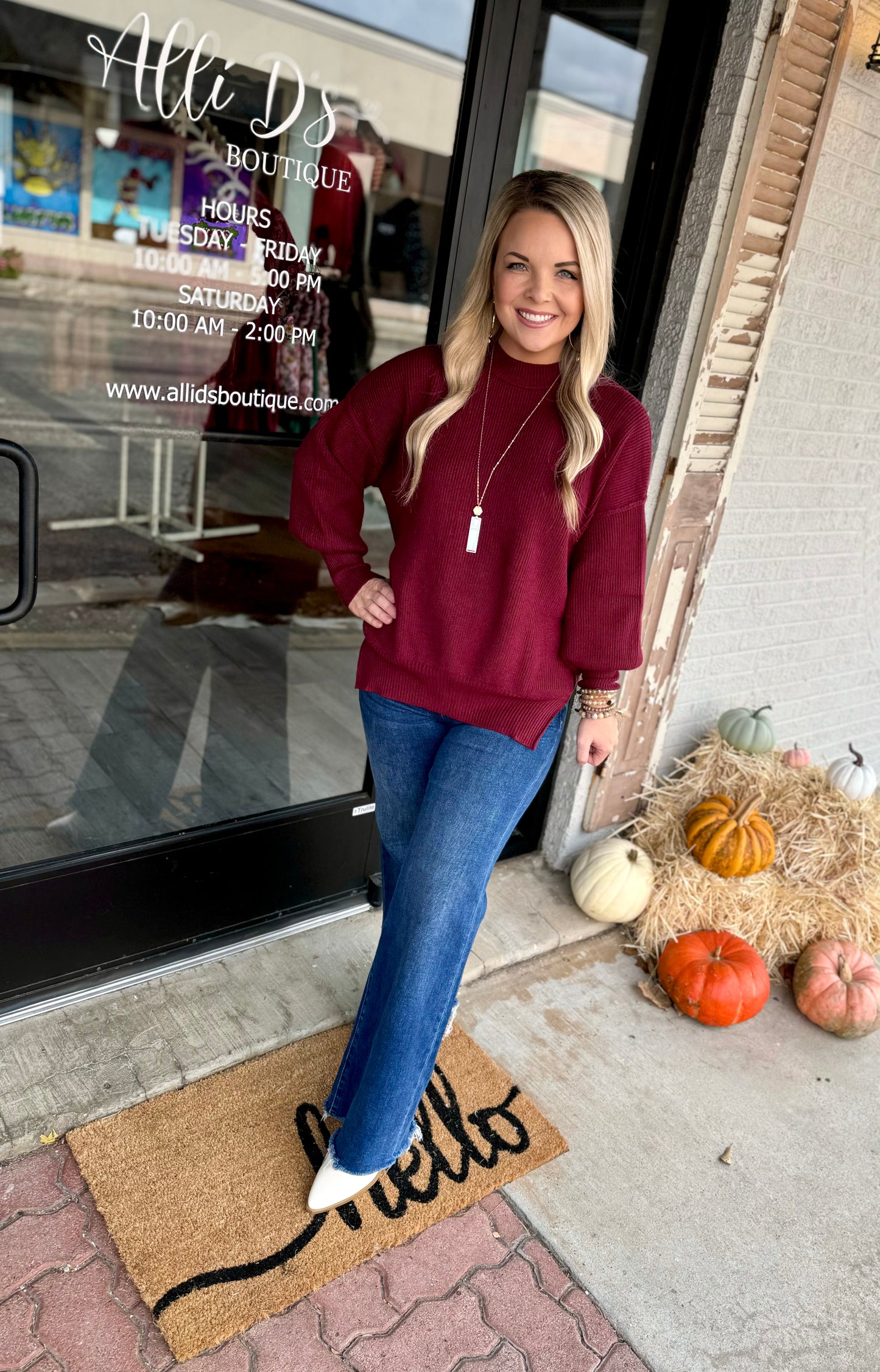 Maroon Sweater