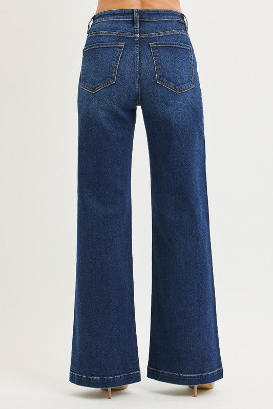 Risen High Rise Dark Denim