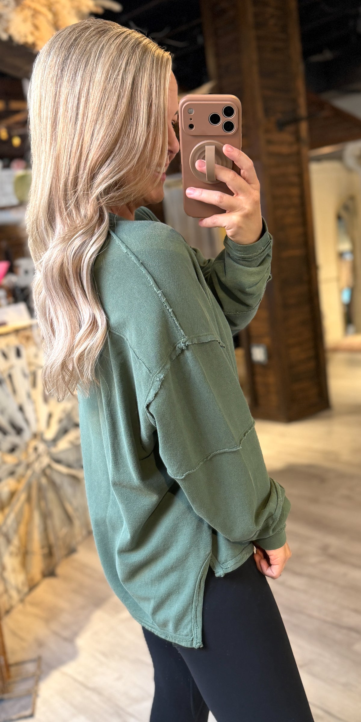 Sycamore Oversized Top