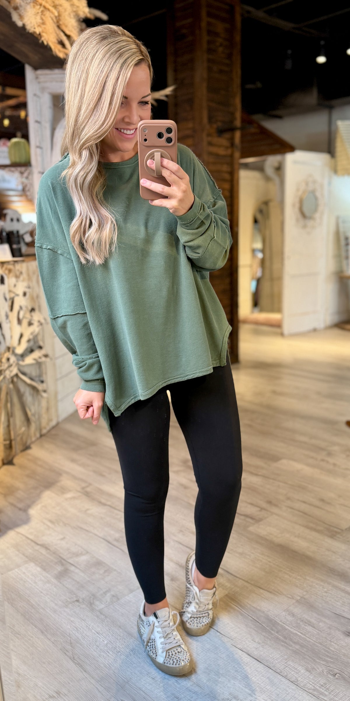Sycamore Oversized Top