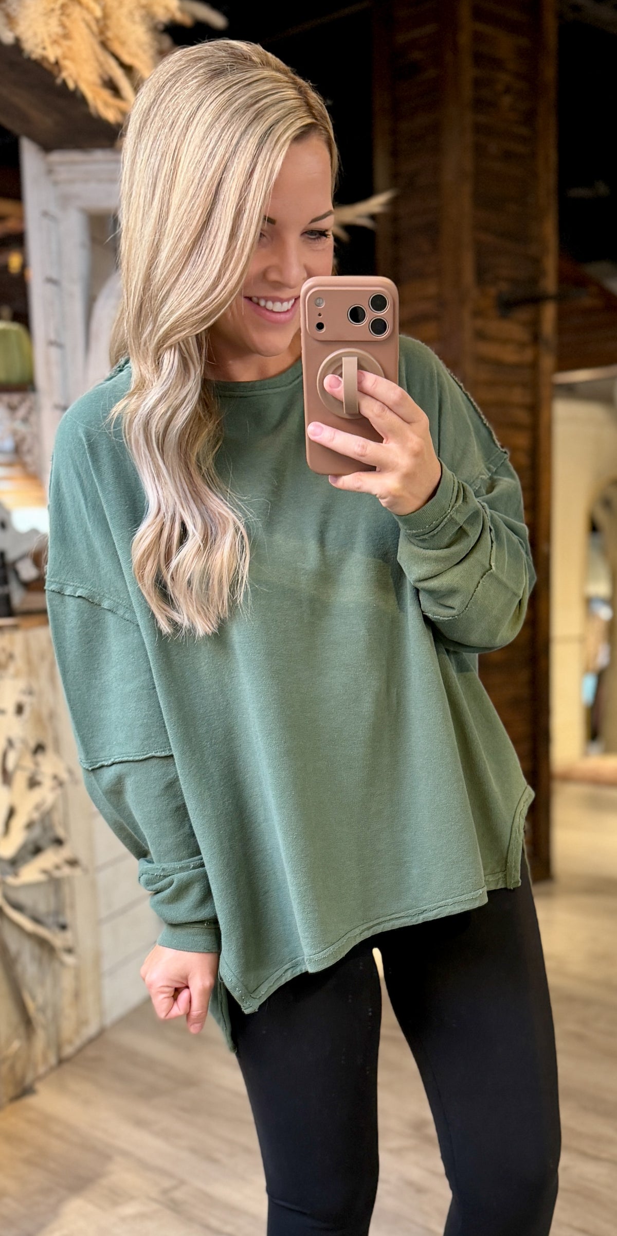 Sycamore Oversized Top
