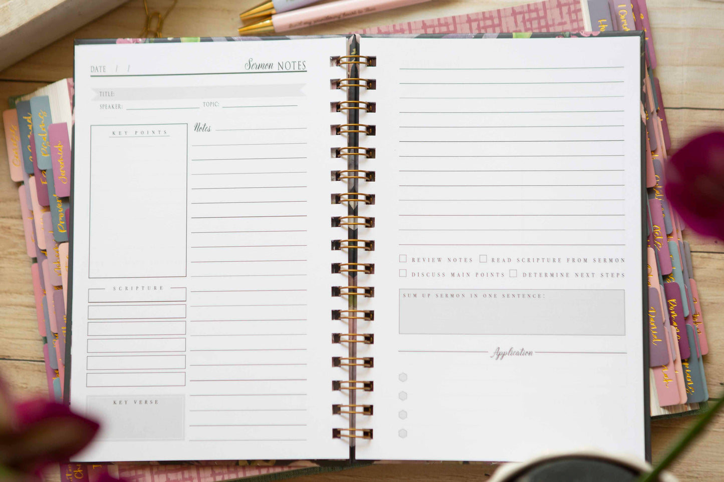 Sermon Notes Journal | Sermon Notebook