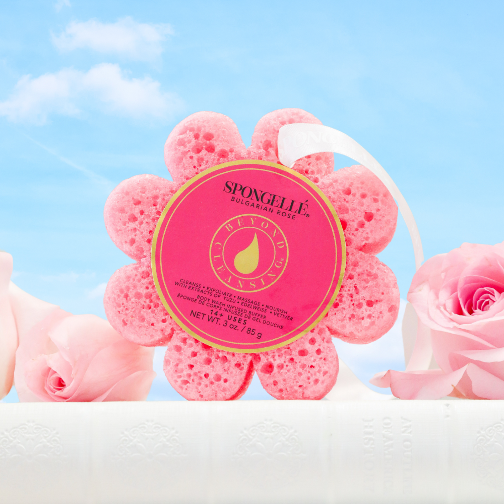 Bulgarian Rose Wild Flower | Flower Sponge | Pink Flower