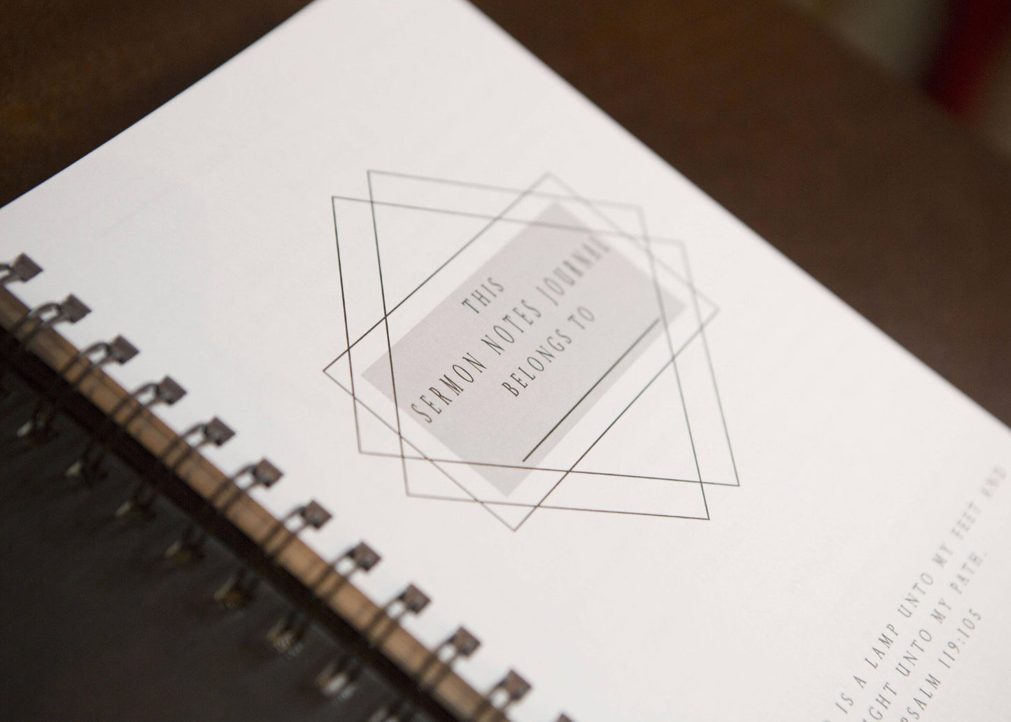 Men's Sermon Notebook | Sermon Notes Journal