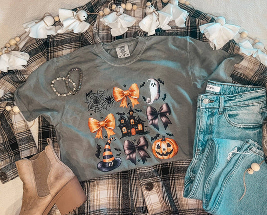 HALLOWEEN BOWS TEE