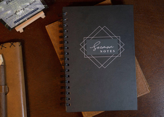 Men's Sermon Notebook | Sermon Notes Journal