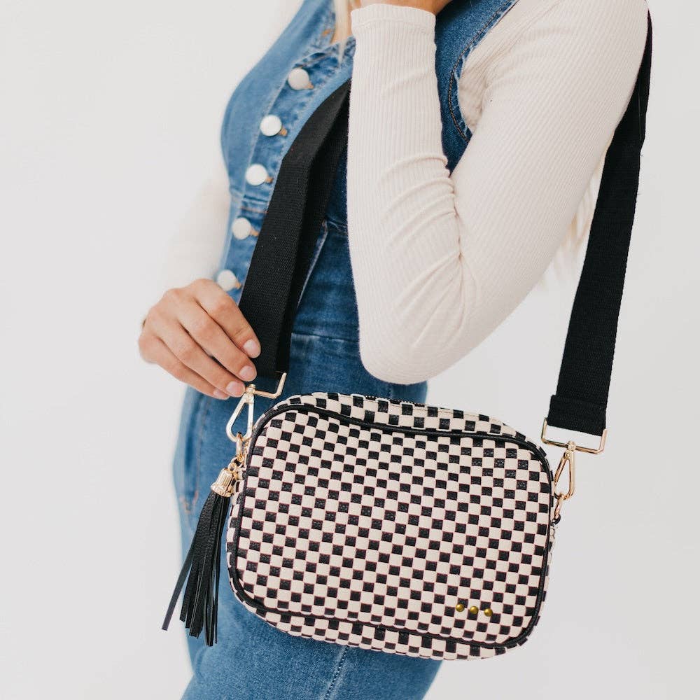 Woven Willow Camera Crossbody Bag Wholesale